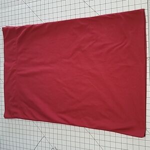 2 MIcrofiber Brick Red Pillowcases / Gently Preloved, Pillow Covers